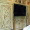 Decorative painting on cabinets